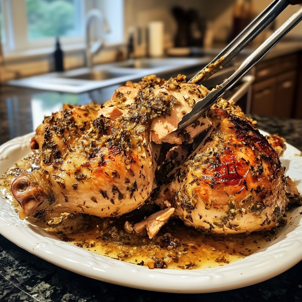 Saftiges Crockpot Hähnchen