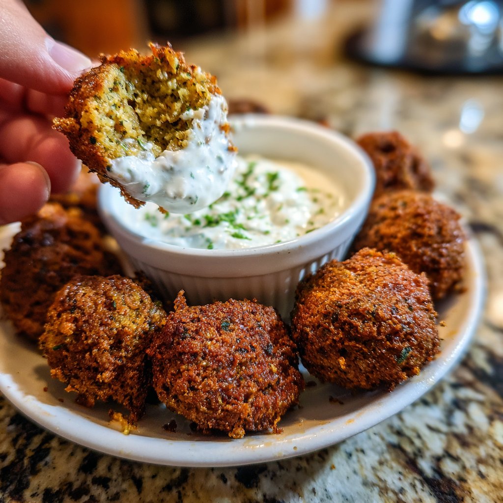 Falafel mit Kräuterjoghurt