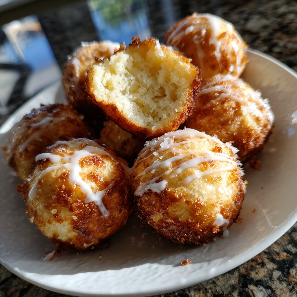 Quarkbällchen aus dem Ofen