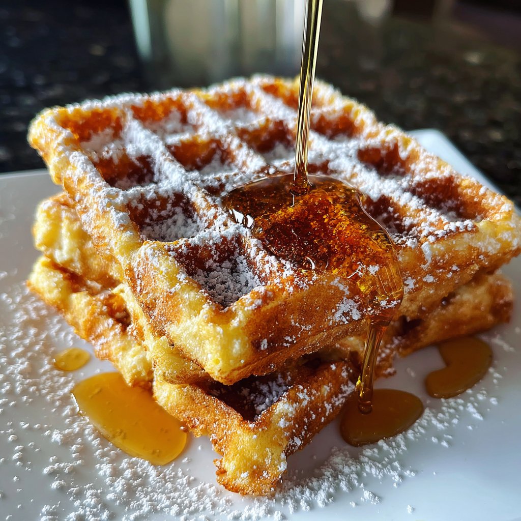 Waffeln für die Familie