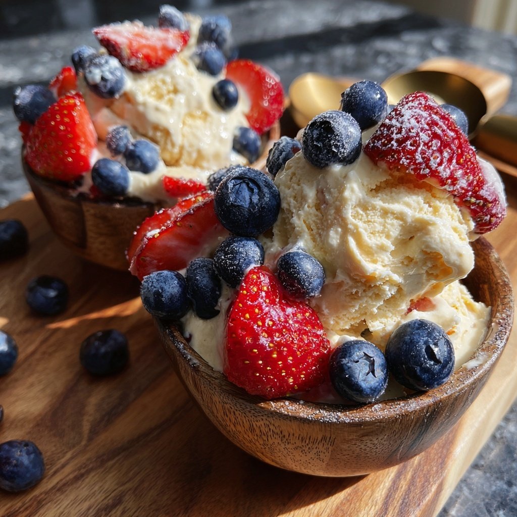 Eis Mit Beeren Selber Machen