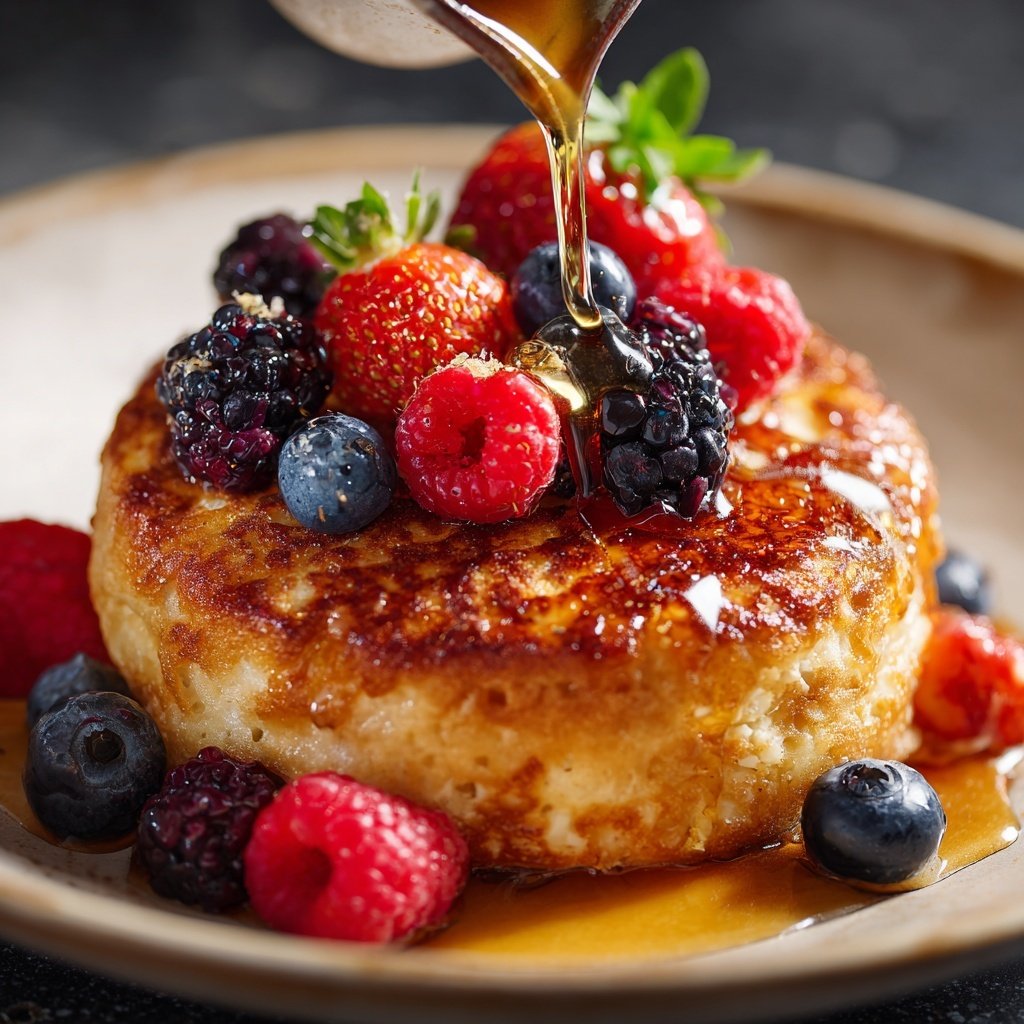 Pfannkuchen mit Proteinmehl