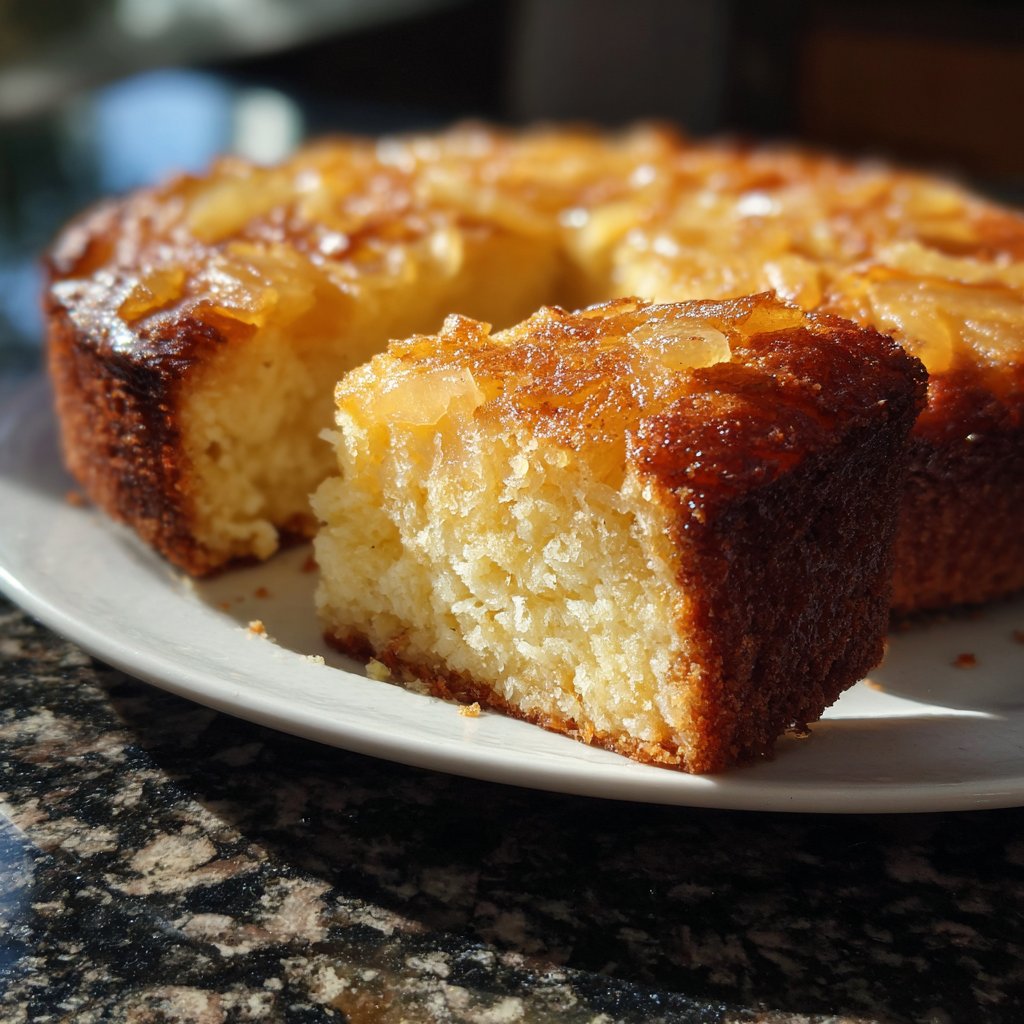 Blechkuchen mit Apfelkompott