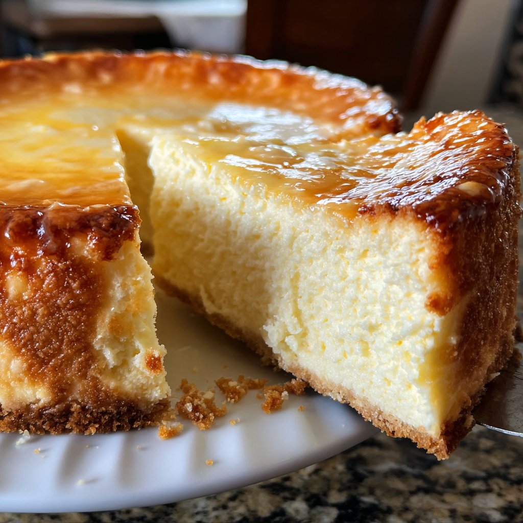 Käsekuchen mit Zitronenfruchtspiegel