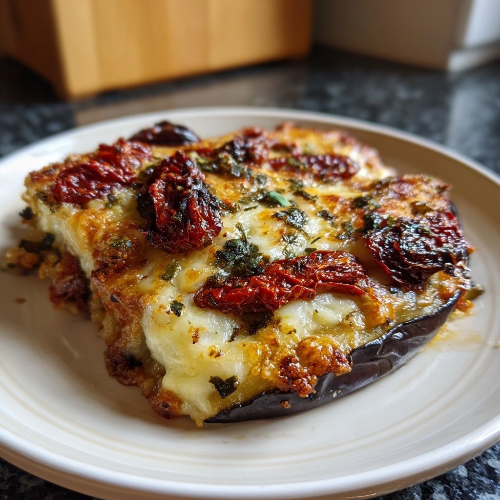 Auberginen mediterran gebacken