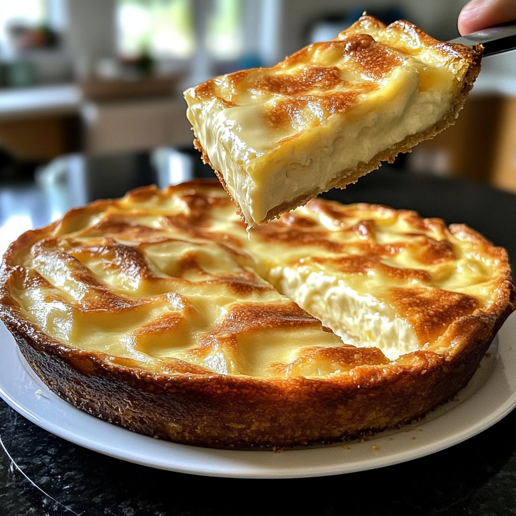 Käsekuchen ohne Boden