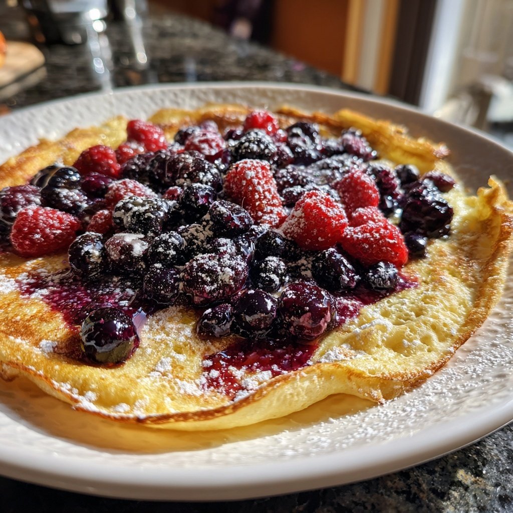 Pfannkuchen mit Beerenmix