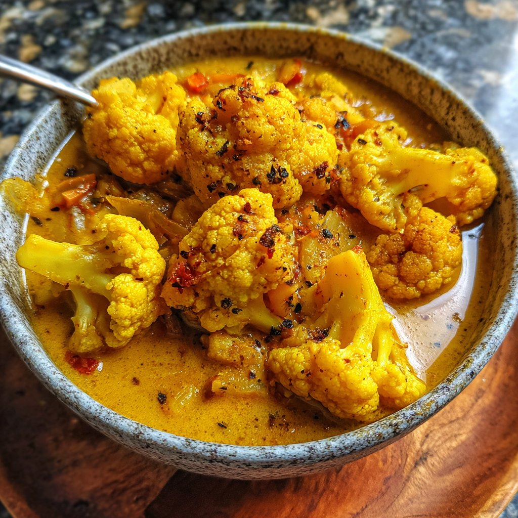 Blumenkohl Curry Mit Kokosmilch