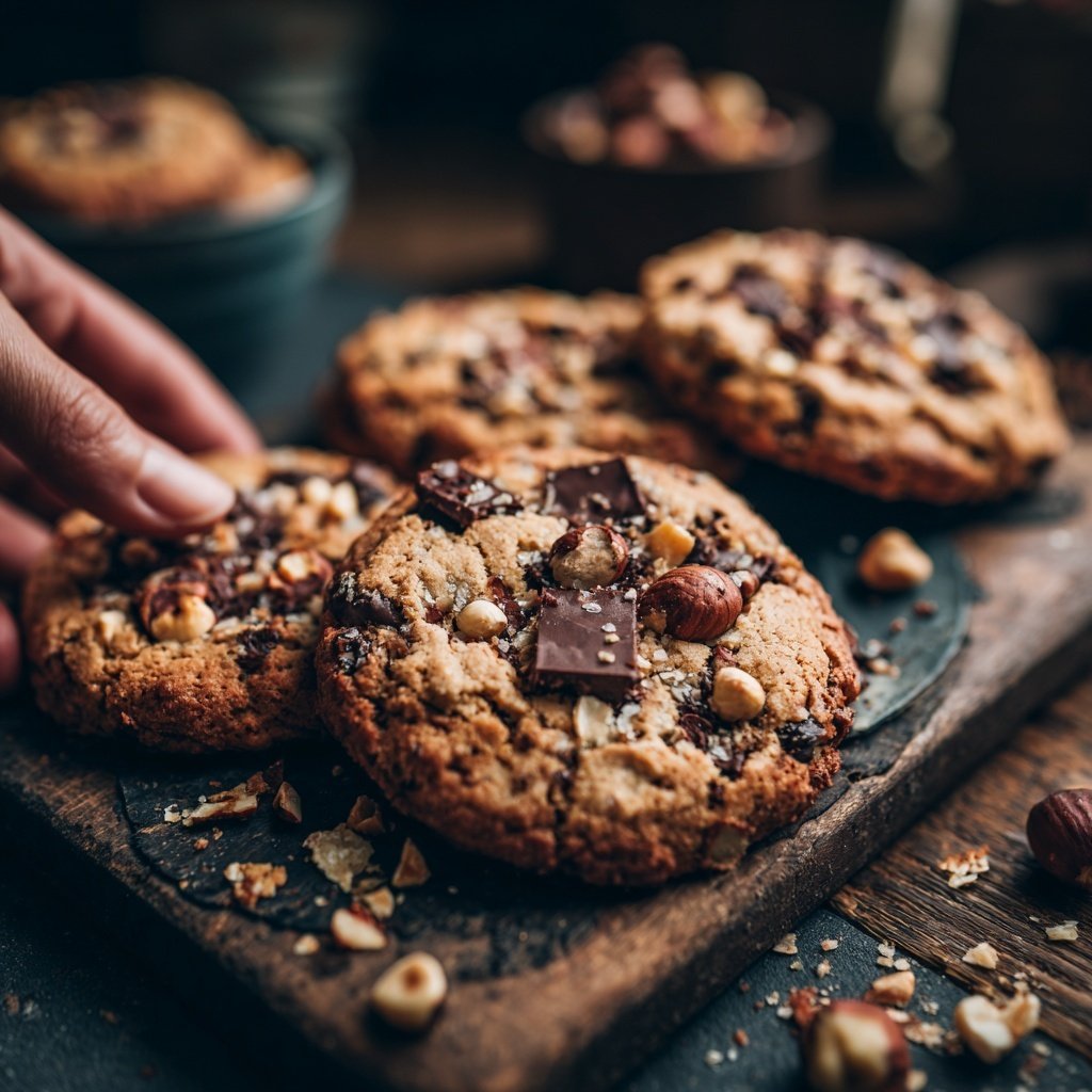 Cookies mit Haselnüssen