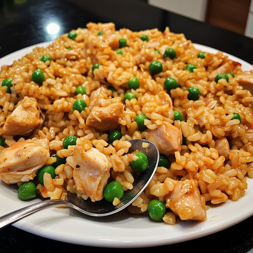 Gebratener Reis mit Ingwer