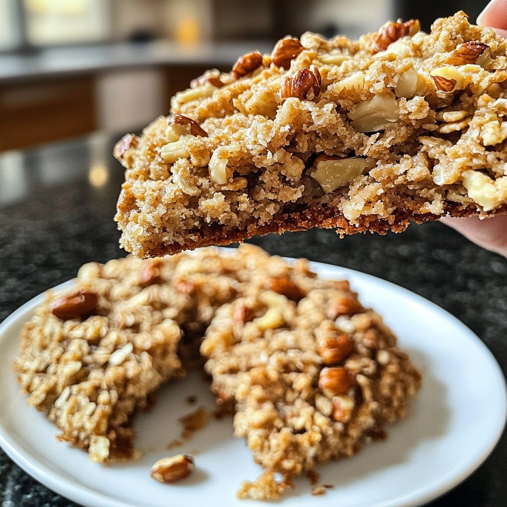 Haferflocken-Walnuss-Plätzchen