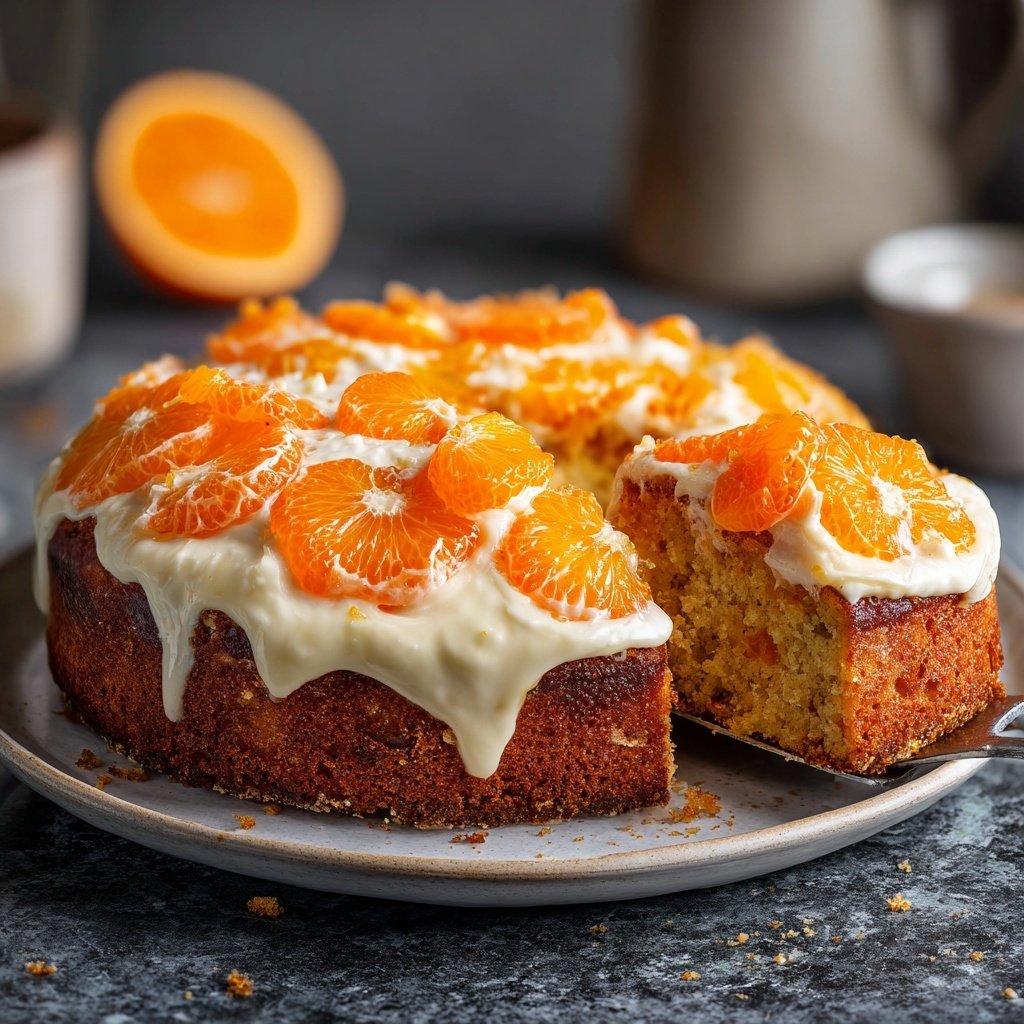Karottenkuchen Mit Mandarinen