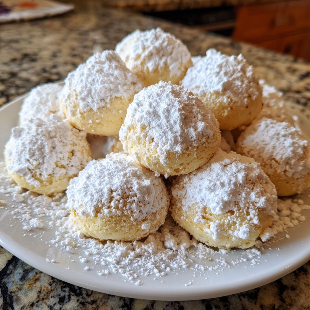Quarkbällchen mit Vanillearoma