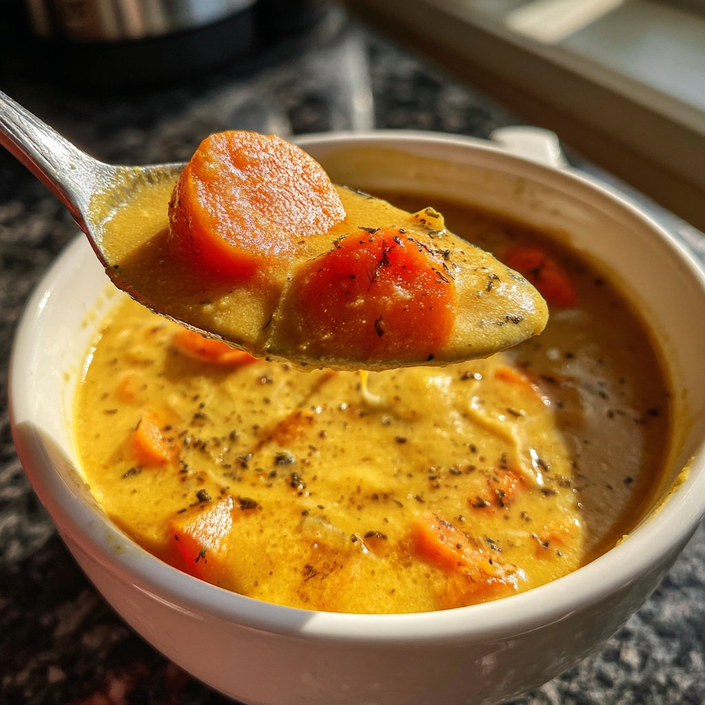 Blumenkohlsuppe mit Karotten